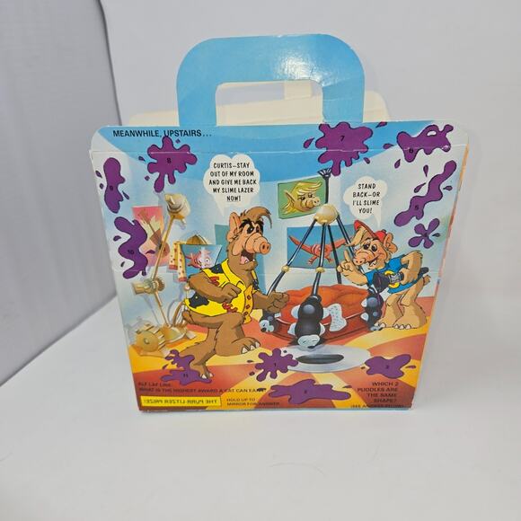 Burger King Alf Puppet Cookin' & Meal Box 1988 Complete 3 Alf Books Color Reads - Picture 8 of 16